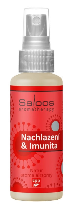 Zobrazit detail výrobku Saloos Natur aroma airspray - Nachlazení & Imunita (přírodní osvěžovač vzduchu) 50 ml + 2 měsíce na vrácení zboží