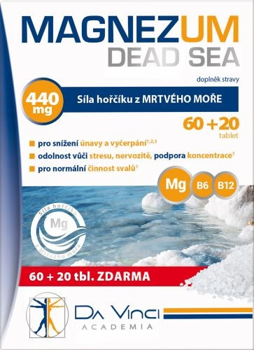 Zobrazit detail výrobku Simply You Magnezum Dead Sea 80 tbl. + 2 měsíce na vrácení zboží