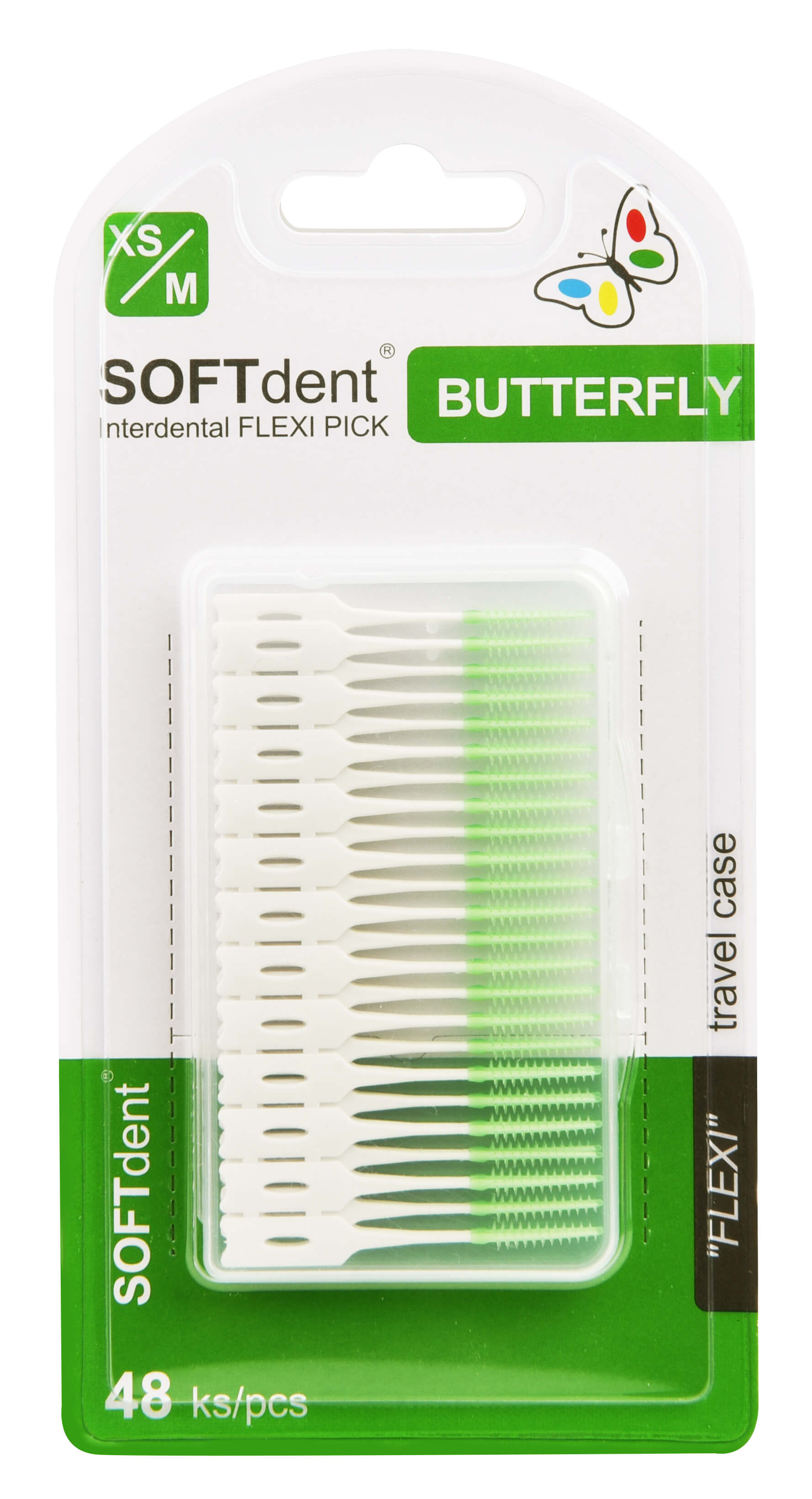 SOFTdent Butterfly FLEXI PICK 48 ks