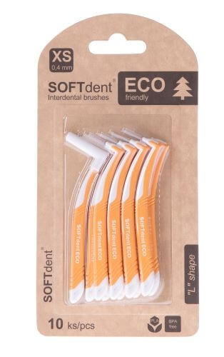 Zobrazit detail výrobku SOFTdent ECO mezizubní kartáček - XS 0,4 mm, 10 ks