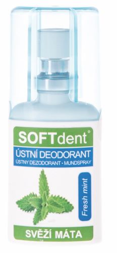 Zobrazit detail výrobku SOFTdent Ústní deodorant Fresh mint 20 ml + 2 měsíce na vrácení zboží