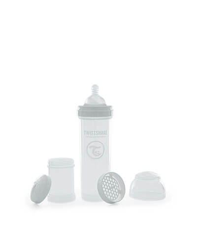 Zobrazit detail výrobku TWISTSHAKE Kojenecká láhev Anti-Colic 330 ml bílá + 2 měsíce na vrácení zboží