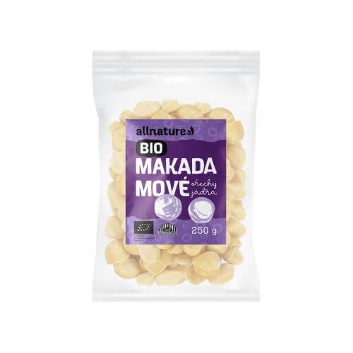 Zobrazit detail výrobku Allnature Makadamové ořechy BIO 250 g + 2 měsíce na vrácení zboží