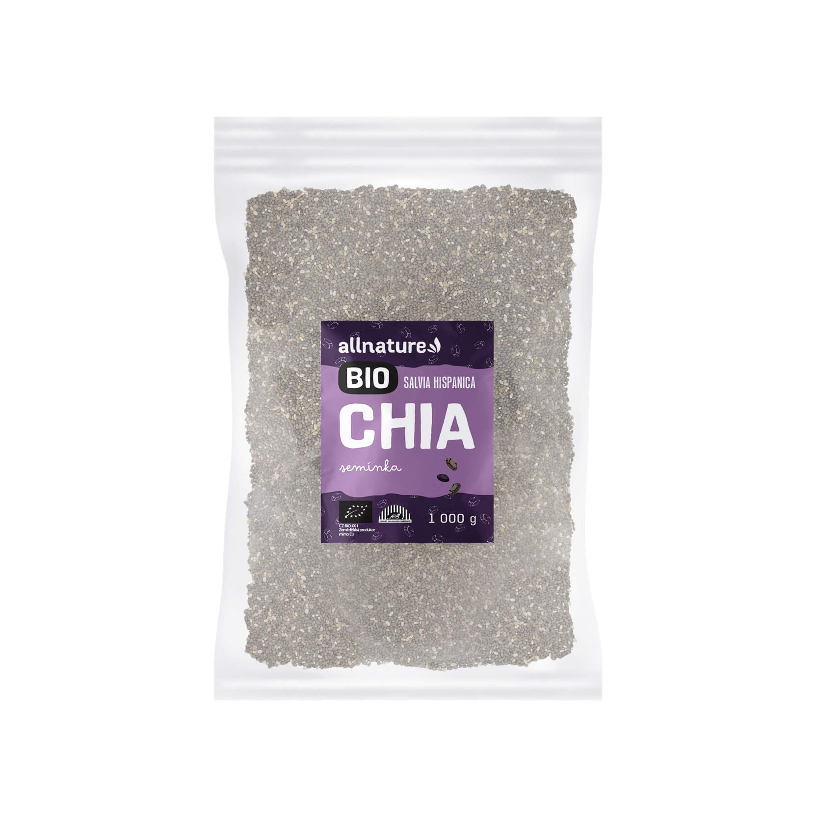 Zobrazit detail výrobku Allnature Chia semínka BIO 1 000 g + 2 měsíce na vrácení zboží
