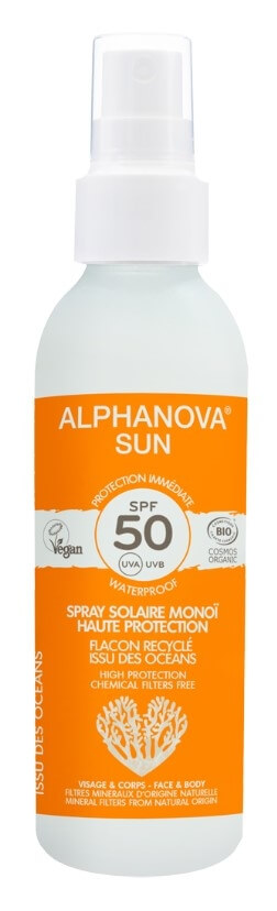 Zobrazit detail výrobku ALPHANOVA SUN opalovací krém sprej v recyklovatelném plastu SPF 50 BIO 125 g