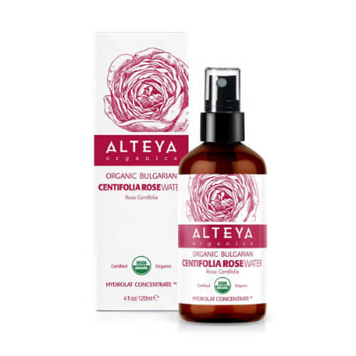 Zobrazit detail výrobku Alteya organics Růžová voda z růže stolisté ve skle BIO 120 ml