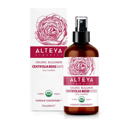 Alteya organics Růžová voda z růže stolisté BIO ve skle 240 ml