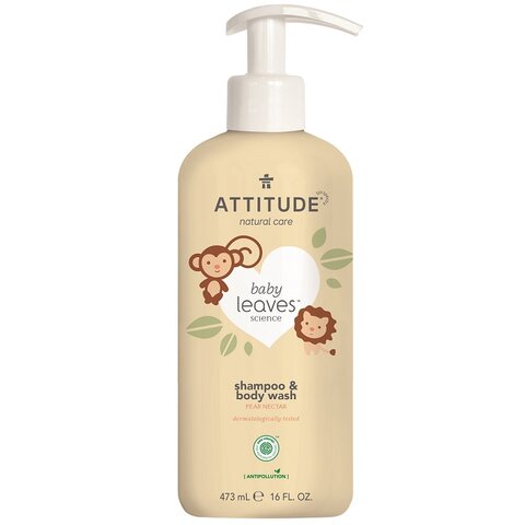 Zobrazit detail výrobku Attitude Dětské tělové mýdlo a šampon (2 v 1) Baby Leaves s vůní hruškové šťávy 473 ml NEW + 2 měsíce na vrácení zboží