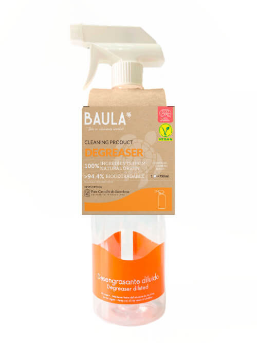 Zobrazit detail výrobku Baula Odmašťovač Starter Kit - láhev + ekologická tableta na úklid 5 g + 2 měsíce na vrácení zboží