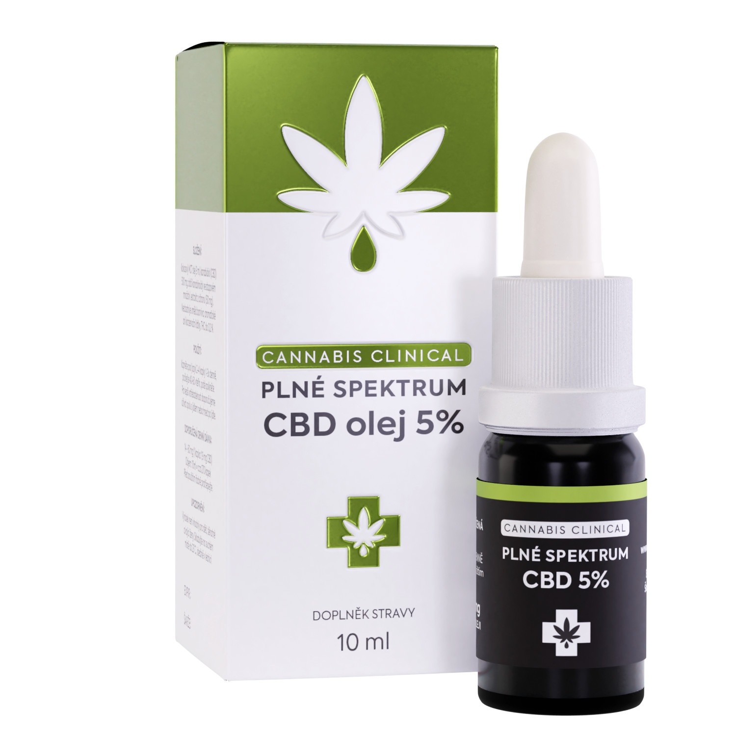 Zobrazit detail výrobku Cannabis Clinical Plné spektrum CBD olej 5% 10 ml