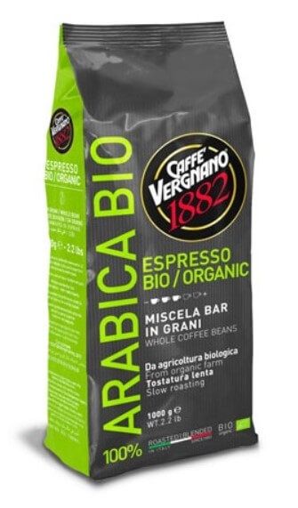 Zobrazit detail výrobku CASA DEL CAFE VERGNANO Vergnano Biologica Zrno 1 kg + 2 měsíce na vrácení zboží