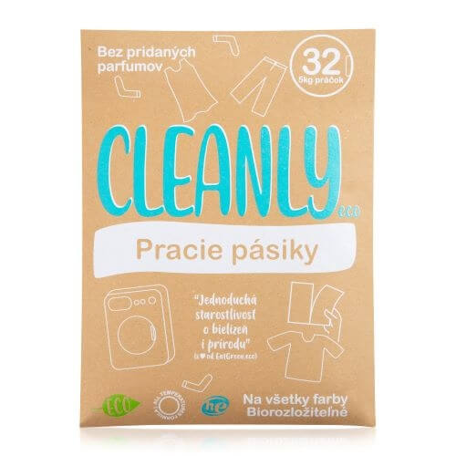 Cleanly Eco Eco prací pásky na 32 praní