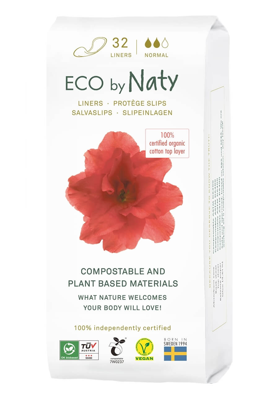 Zobrazit detail výrobku Eco by Naty Dámské slipové vložky ECO by Naty - normal (32 ks) + 2 měsíce na vrácení zboží