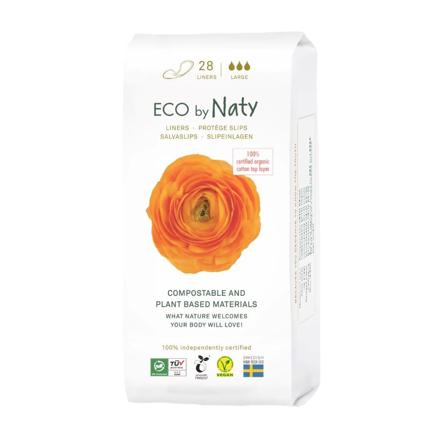 Zobrazit detail výrobku Eco by Naty Dámské slipové vložky ECO by Naty - super (28 ks)