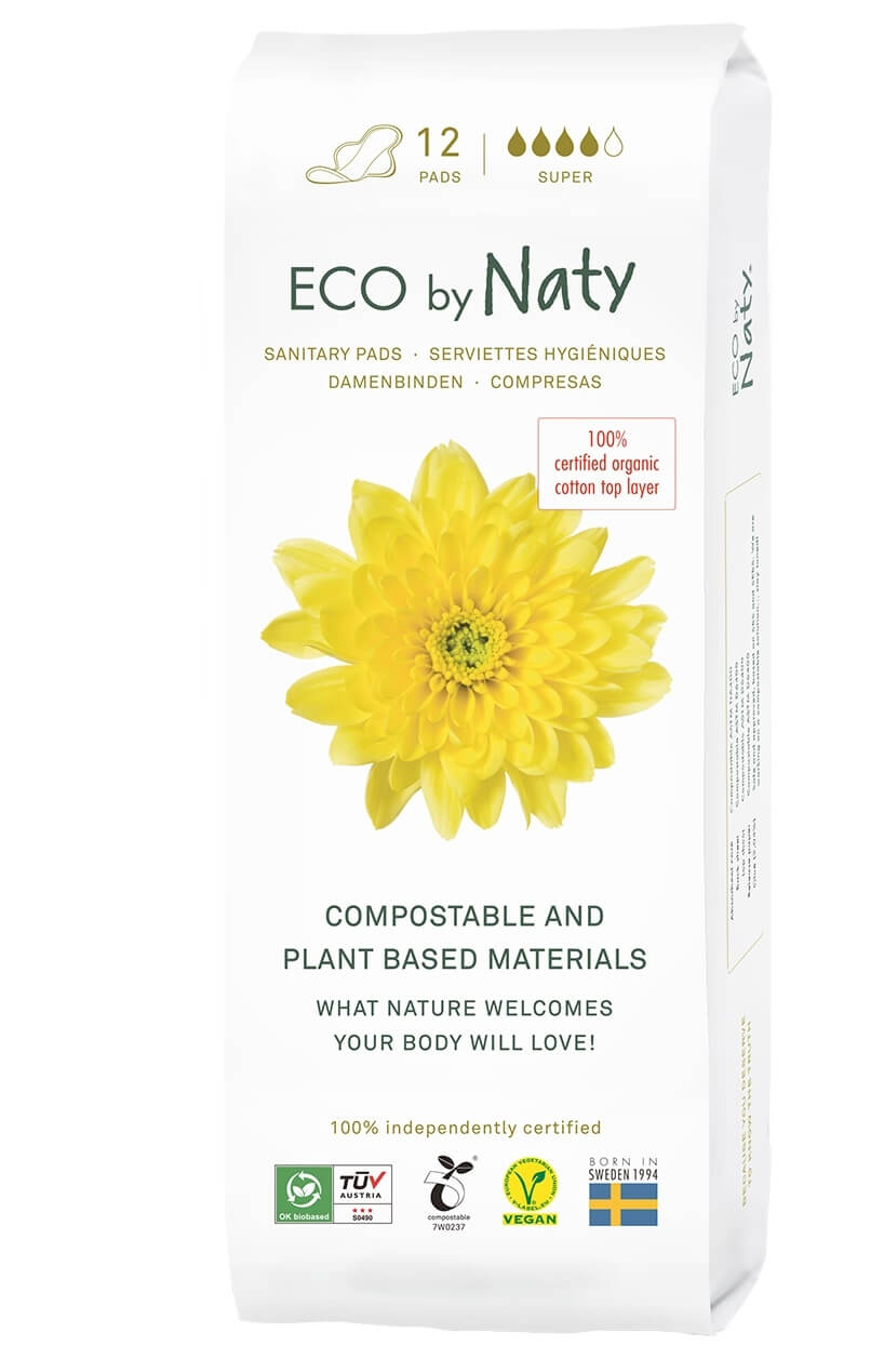 Zobrazit detail výrobku Eco by Naty Dámské vložky ECO by Naty - super 12 ks