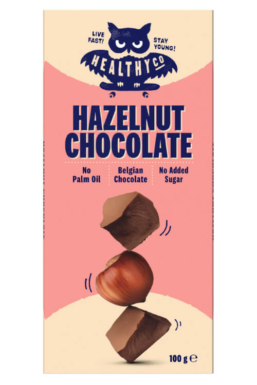 Zobrazit detail výrobku HealthyCo Chocolate 100 g - oříšková + 2 měsíce na vrácení zboží