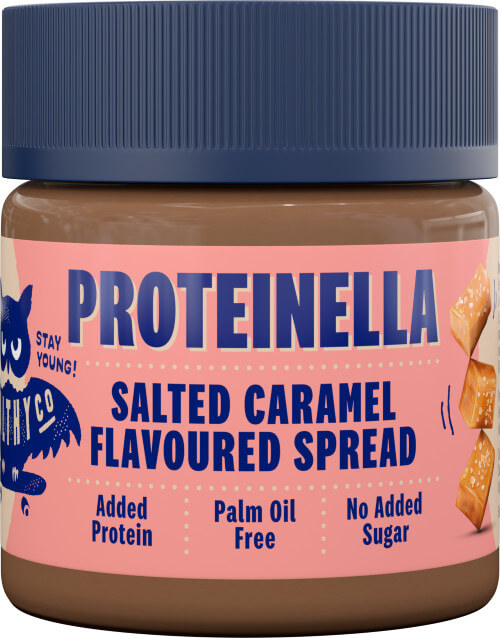 Zobrazit detail výrobku HealthyCo Proteinella - slaný karamel 400 g + 2 měsíce na vrácení zboží