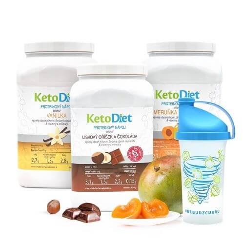 Zobrazit detail výrobku KetoDiet 3 týdenní proteinové nápoje MEDIUM 1. krok + 2 měsíce na vrácení zboží