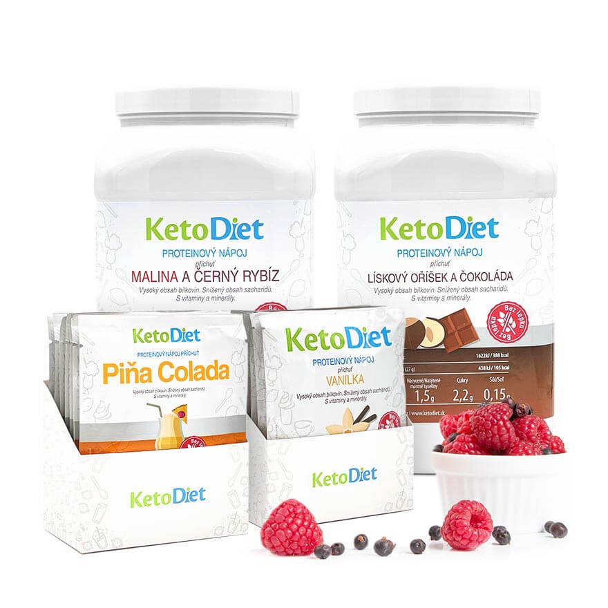 Zobrazit detail výrobku KetoDiet 3 týdenní proteinové nápoje MEDIUM 2. krok + 2 měsíce na vrácení zboží