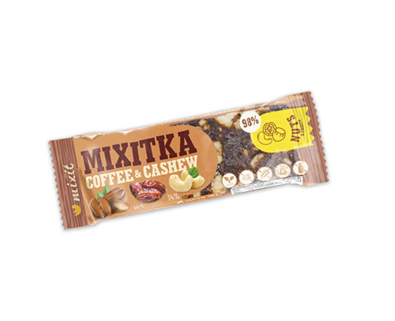 Zobrazit detail výrobku Mixit Mixitka bez lepku - Káva + Kešu 1 ks + 2 měsíce na vrácení zboží