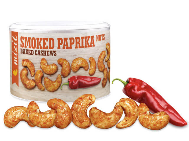 Zobrazit detail výrobku Mixit Oříšky z pece - uzená paprika 150 g + 2 měsíce na vrácení zboží