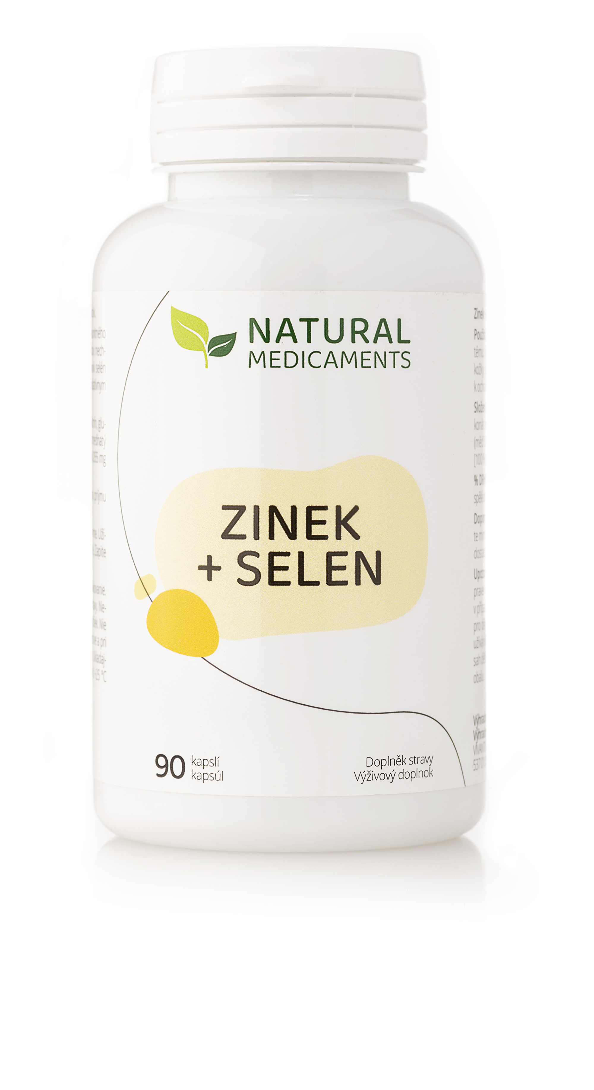 Natural Medicaments Zinek + selen 90 kapslí