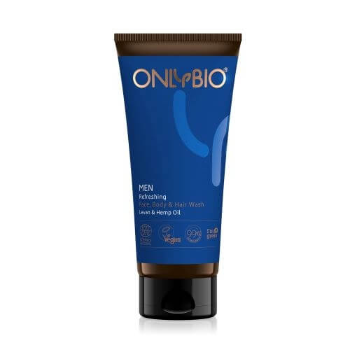 Zobrazit detail výrobku OnlyBio Pánský osvěžující mycí gel na obličej, tělo i vlasy 200 ml + 2 měsíce na vrácení zboží