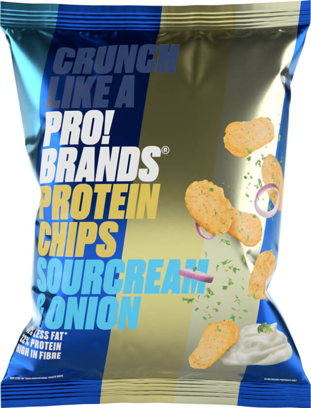 Zobrazit detail výrobku PRO!BRANDS Chips 50 g - smetana/cibule