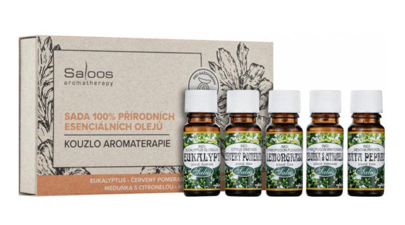 Zobrazit detail výrobku Saloos Kouzlo aromaterapie - Sada 100% přírodních esenciálních olejů