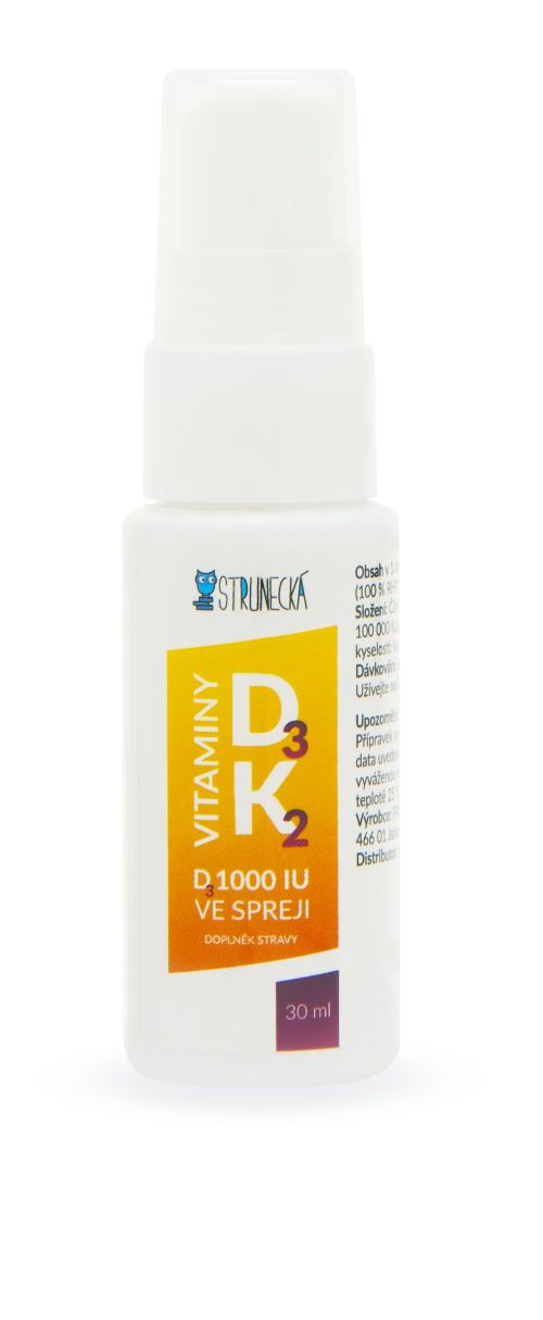 Zobrazit detail výrobku Strunecká Vitamin D3 1000 IU + K2 ve spreji 30 ml + 2 měsíce na vrácení zboží