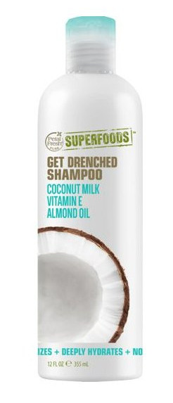 Zobrazit detail výrobku SUPERFOODS Get Drenched šampon - kokosové mléko, vitamín E a mandlový olej 355 ml + 2 měsíce na vrácení zboží