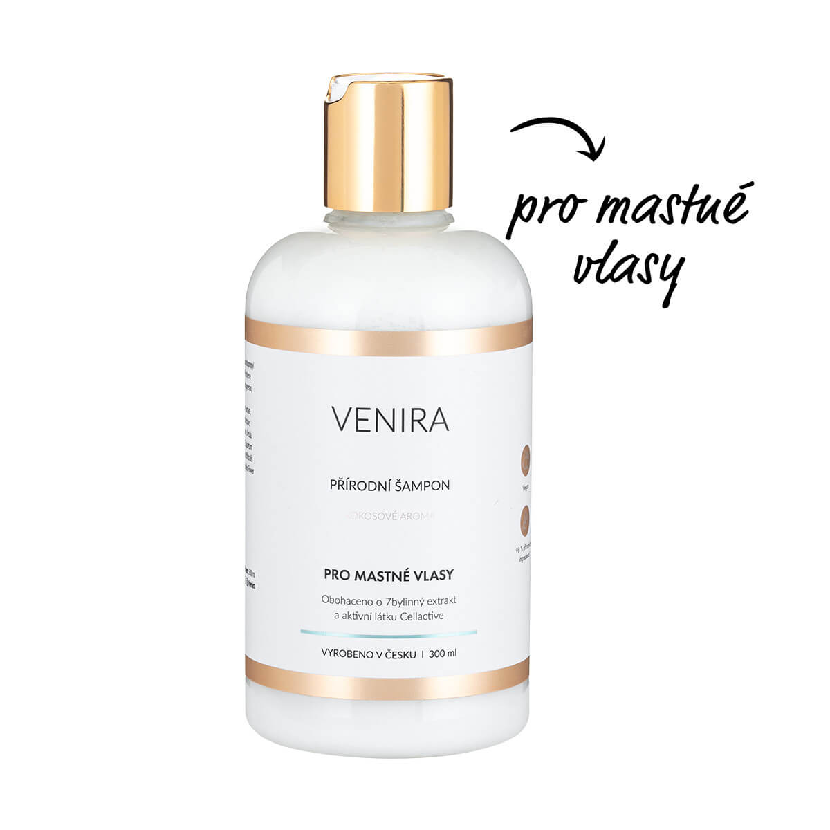 Zobrazit detail výrobku Venira Šampon pro mastné vlasy 300 ml + 2 měsíce na vrácení zboží