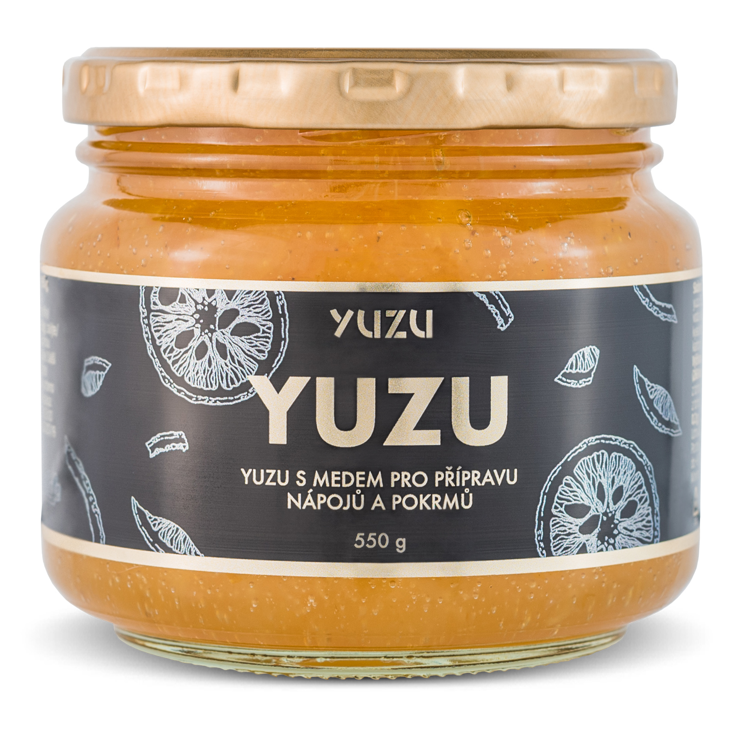 Yuzu Yuzu nápojový koncentrát s kousky yuzu, s vitaminem C 550 g