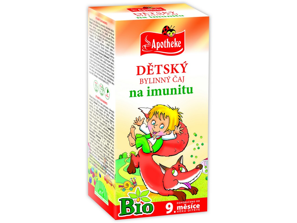 Zobrazit detail výrobku Apotheke Dětský čaj na imunitu Budulínek BIO 20 sáčků + 2 měsíce na vrácení zboží