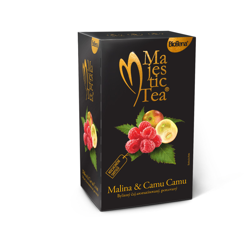 Zobrazit detail výrobku BIOGENA Majestic Tea Malina & Camu Camu 20 x 2,5 g + 2 měsíce na vrácení zboží