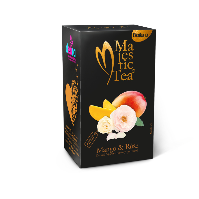 Zobrazit detail výrobku BIOGENA Majestic Tea Mango & Růže 20 x 2,5 g + 2 měsíce na vrácení zboží