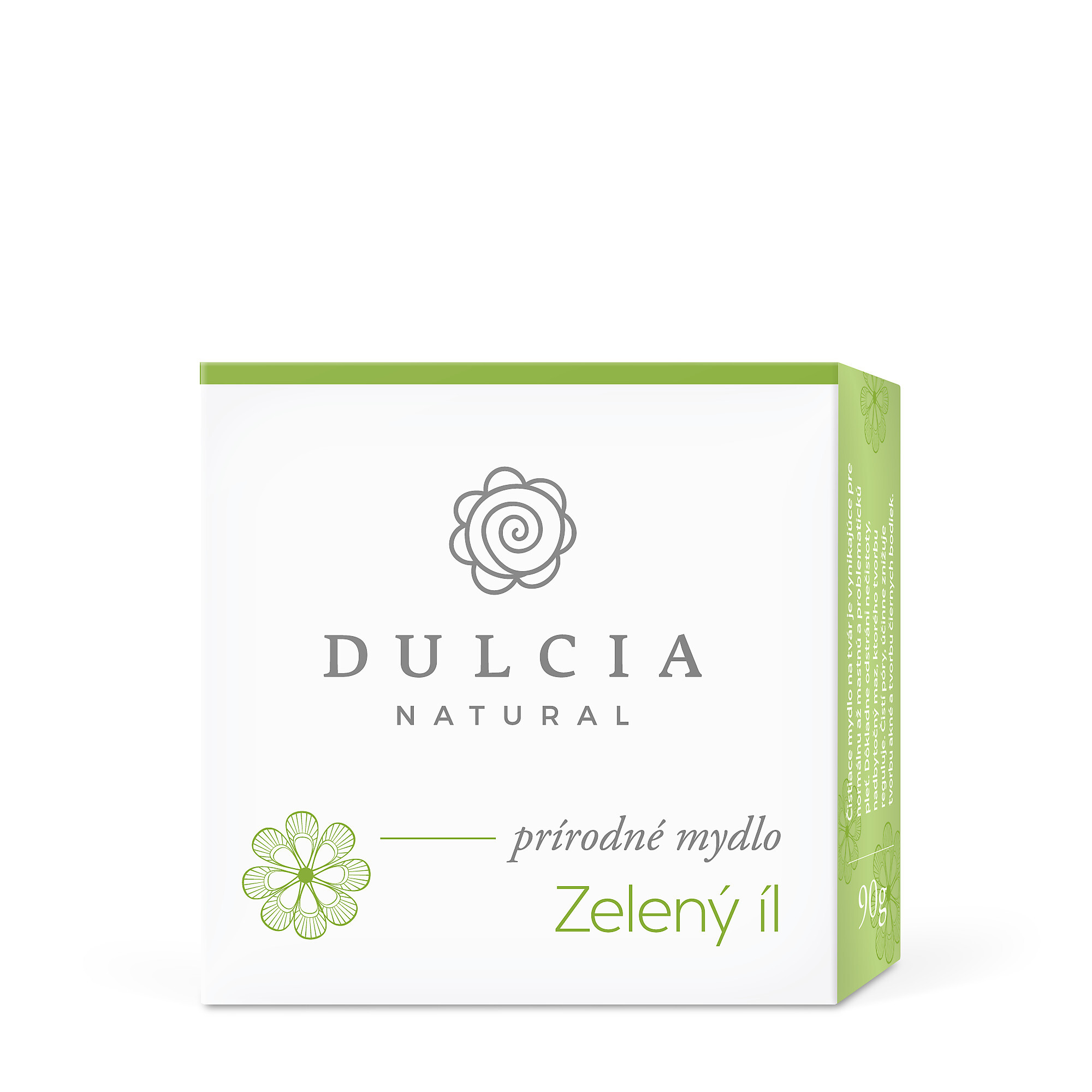 Zobrazit detail výrobku DULCIA natural Přírodní mýdlo - Zelený jíl 90 g