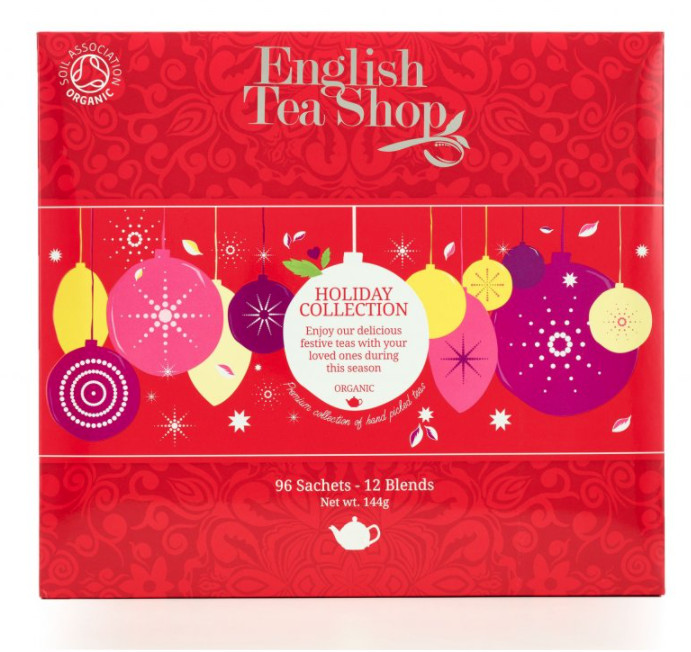 Zobrazit detail výrobku English Tea Shop Dárková sada Vánoční ozdoby červené BIO v papírové kazetě 96 pyramidek + 2 měsíce na vrácení zboží Zobrazit detail výrobku English Tea Shop Dárková sada Vánoční ozdoby červené BIO v papírové kazetě 96 pyramidek + 2 měsíce na vrácení zboží