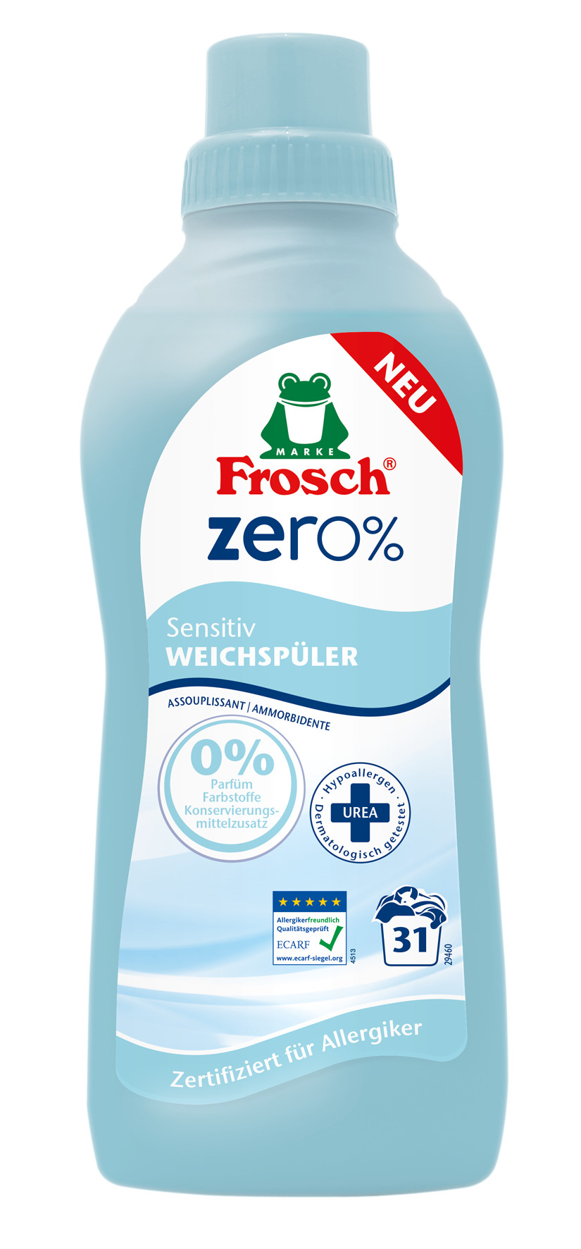 Zobrazit detail výrobku Frosch Aviváž pro citlivou pokožku EKO ZERO % 750 ml - SLEVA - poškozená etiketa + 2 měsíce na vrácení zboží