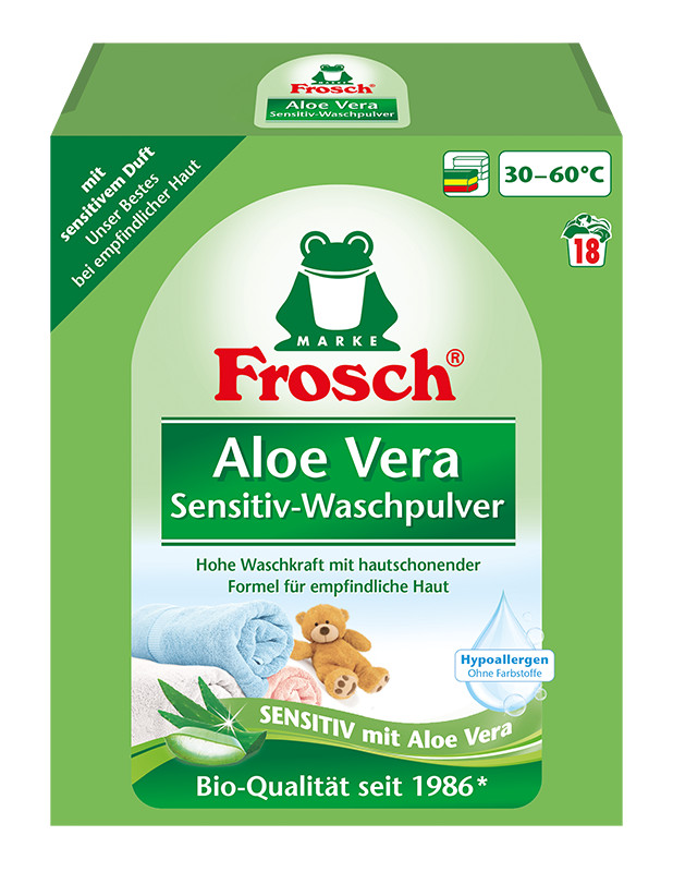 Zobrazit detail výrobku Frosch Prací prášek Aloe vera EKO 1,35 kg + 2 měsíce na vrácení zboží Zobrazit detail výrobku Frosch Prací prášek Aloe vera EKO 1,35 kg + 2 měsíce na vrácení zboží