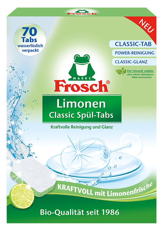 Frosch Tablety do myčky klasické Limetka EKO 70 tablet