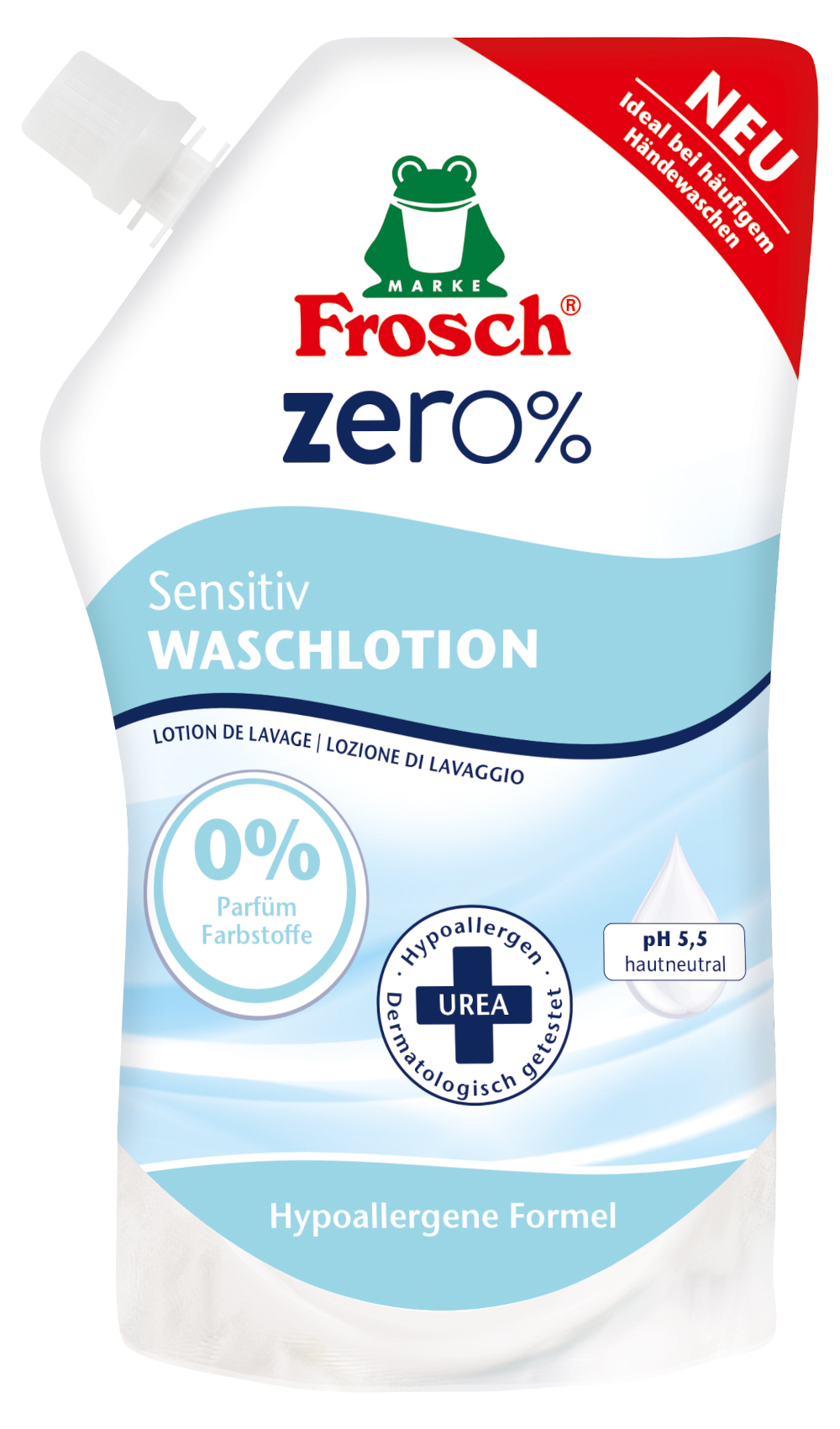 Zobrazit detail výrobku Frosch Tekuté mýdlo - náhradní náplň EKO ZERO 500 ml + 2 měsíce na vrácení zboží