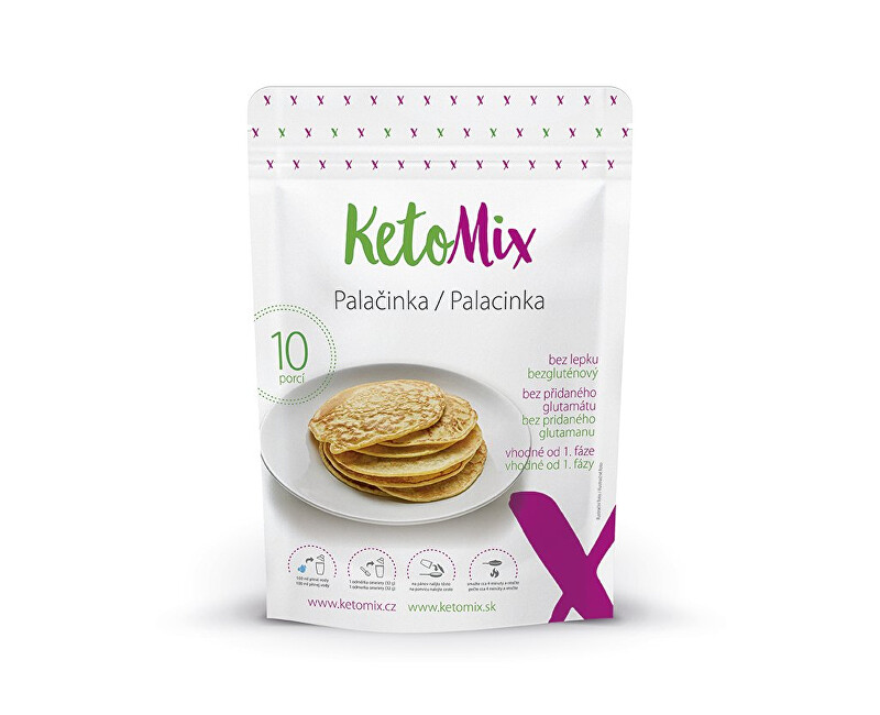 Zobrazit detail výrobku KetoMix Proteinová palačinka 250 g (10 porcí) + 2 měsíce na vrácení zboží