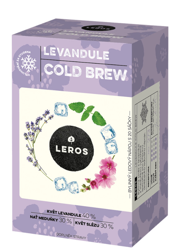 Zobrazit detail výrobku LEROS Levandule Cold brew 20 x 1 g
