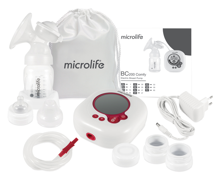 Zobrazit detail výrobku Microlife Elektrická odsávačka mateřského mléka BC 200 Comfy + 2 měsíce na vrácení zboží