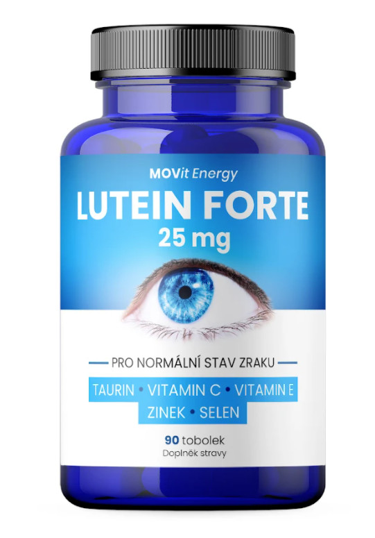 Zobrazit detail výrobku MOVit Energy Lutein Forte 25 mg + Taurin 90 tobolek + 2 měsíce na vrácení zboží