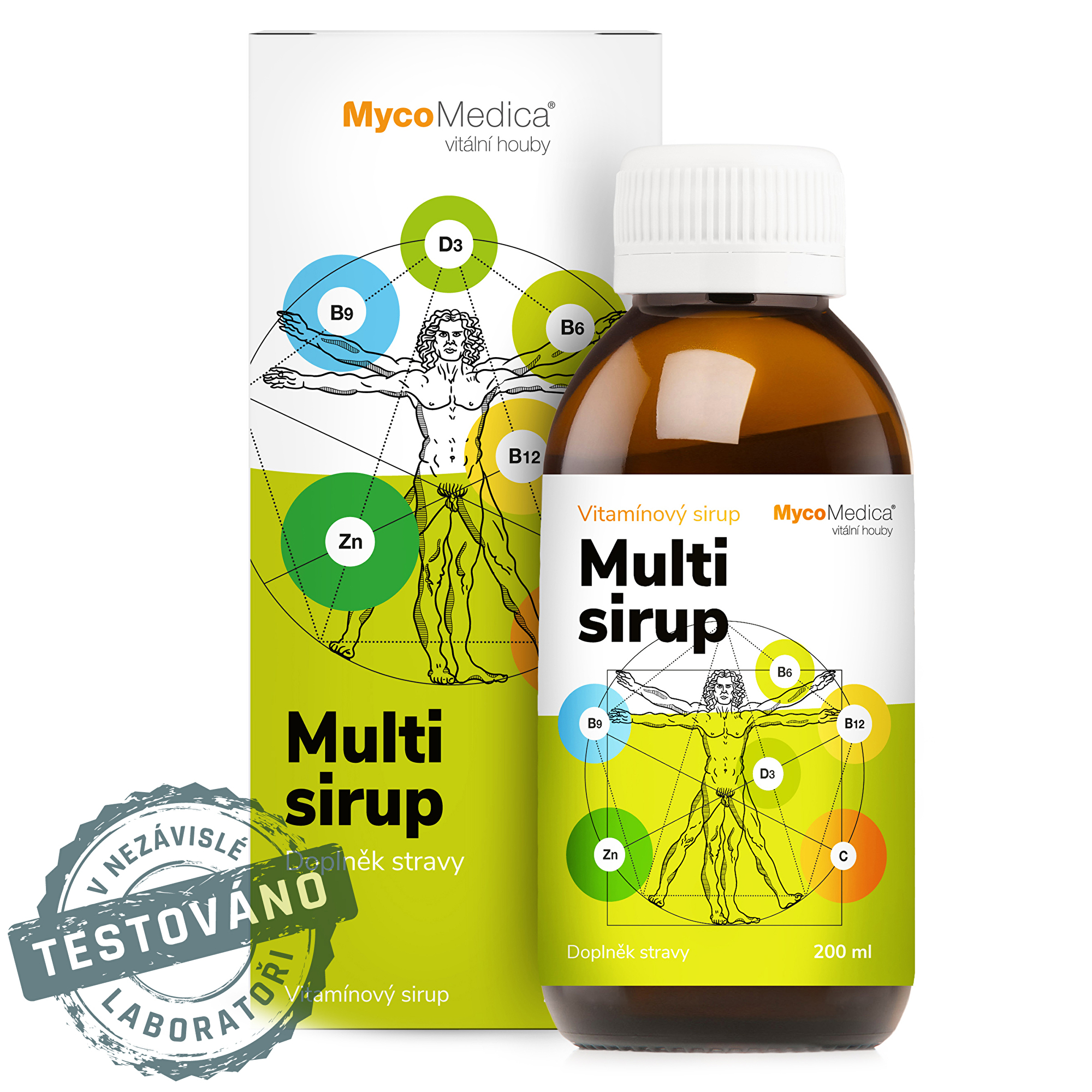 Zobrazit detail výrobku MycoMedica Multi sirup 200 ml Zobrazit detail výrobku MycoMedica Multi sirup 200 ml