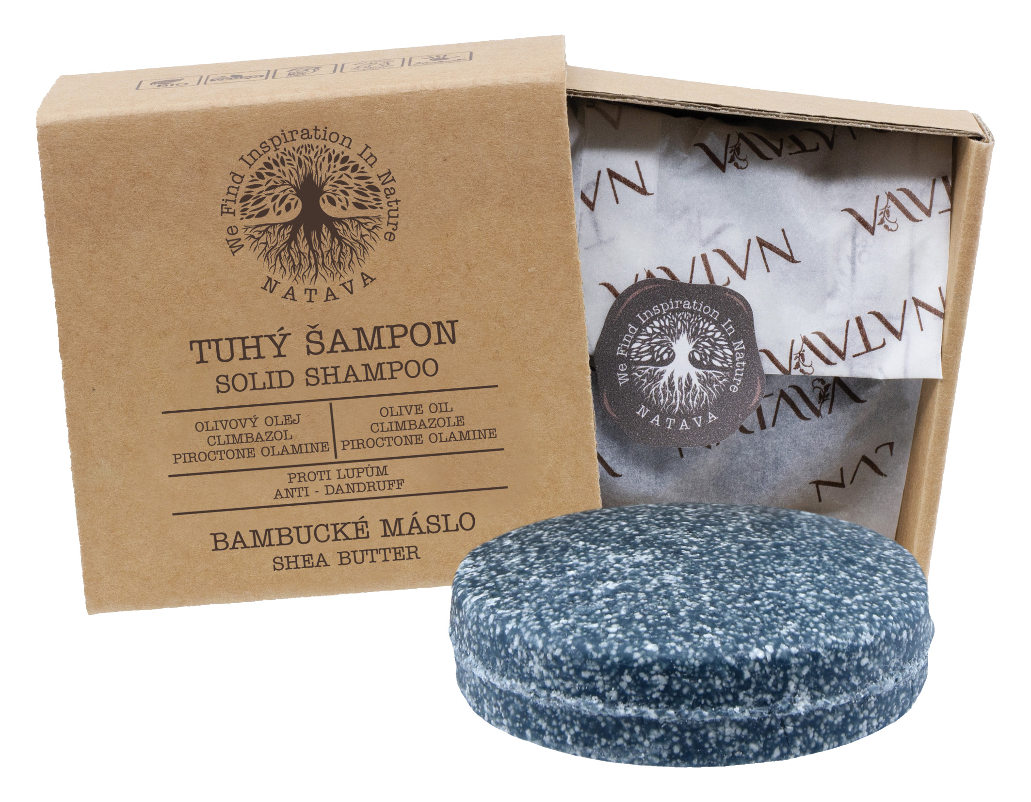 Zobrazit detail výrobku Natava Tuhý šampon - Bambucké máslo 75 g