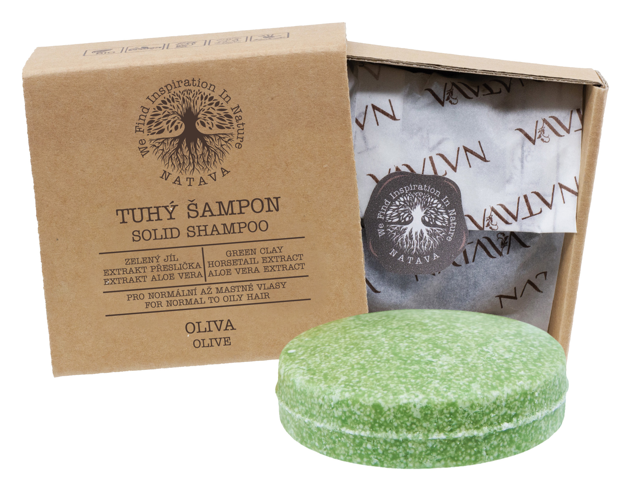 Zobrazit detail výrobku Natava Tuhý šampon - Oliva 85 g