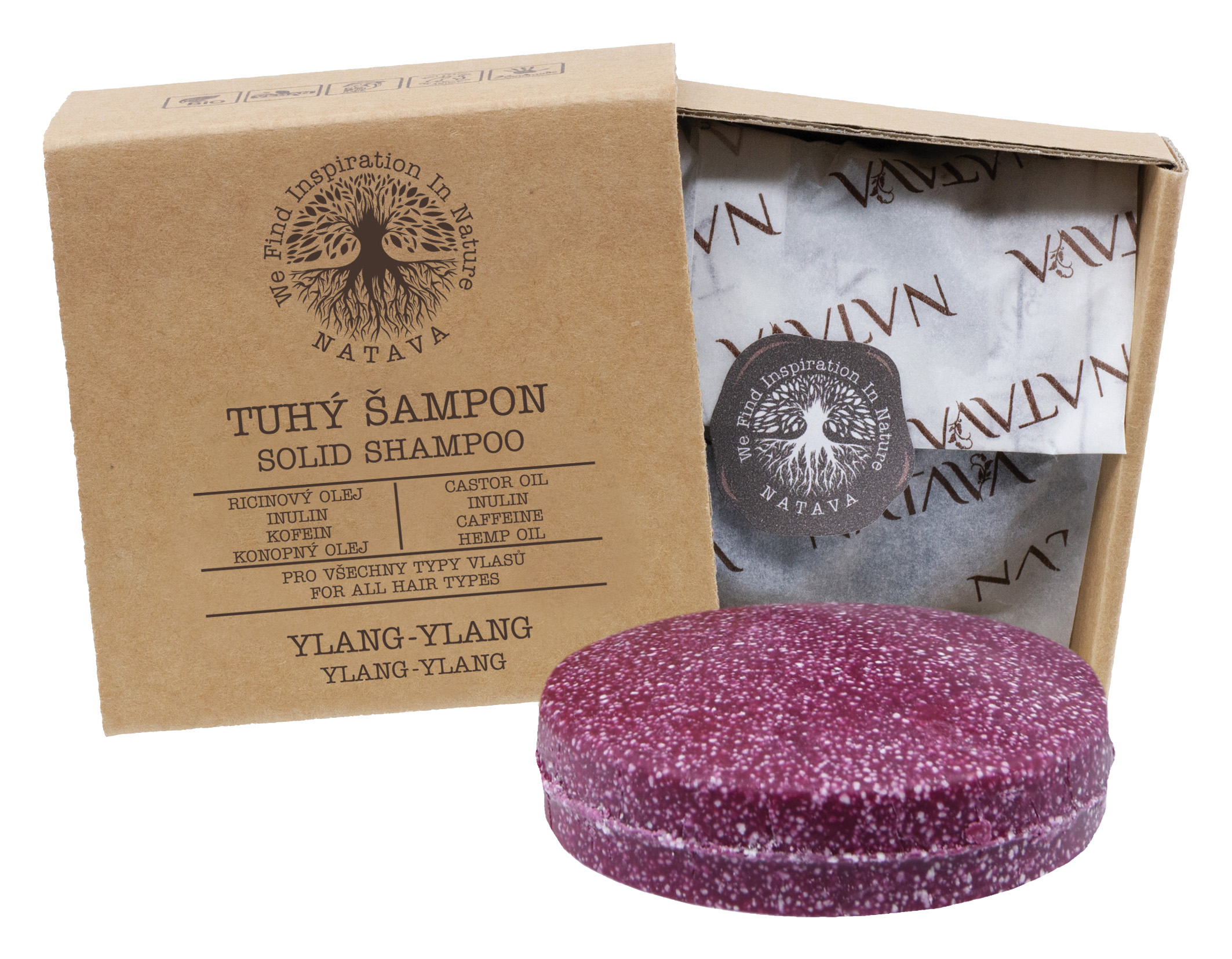 Zobrazit detail výrobku Natava Tuhý šampon Ylang - Ylang 85 g + 2 měsíce na vrácení zboží